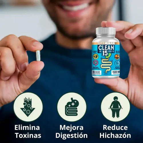 Clean15™ Limpieza Completa Estomacal en 15 días + Envío Gratis🎁